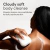 Vove Organic Konjac Body Sponges 2-Pack - Natural Full Body Exfoliating Shower Sponges, Gentle Plant-Based Cleansing for All Skin Types, Microplastic-Free Biodegradable, Certified Organic view 2
