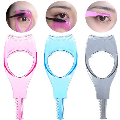 Mascara Shield YASNAI 3 PCS lash buddy Applicator tool, Mascara Guard Eyelash Applicator Tools, 3 in 1 Upper Lower Shield Guard Separator Eyelash Comb