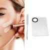 304 Stainless Steel Cosmetic Makeup Spatula, Palette Set Cosmetic Base Mixing Palette with PU Leather Cover, Multipurpose Applicator for Mixing Cream, Skincare, or Scraping Jars view 4