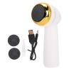 ANGGREK Portable Electric Vacuum Foot Grinder Rechargeable Exfoliating Foot Callus Dead Skin Remover Pedicure Tools Foot Care Pedicure (Gold) Electric Foot File view 2