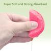 Beieverluck 300 Count Compressed Facial Sponges for Cleansing Natural Cellulose Disposable Face Sponge Spa Sponge for Face Cleansing Exfoliating Makeup or Mask Removal, Pink view 3