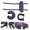 Massage Table Face Pillow - Purple U-Shaped Headrest Cushion for Comfortable Bed Massage Perfect for Therapists and Home Use view 2