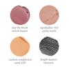 Julep Everyday Easy 4 Piece Kit with Eyeshadow 101 in Putty Matte, Length Matters Lengthening Mascara, Skip The Brush Cream to Powder Blush in Muted Mauve, and Cushion Complexion Concealer in Sand view 2