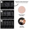 Carrywell Makeup Bag Travel Case, Not-Made In China, Hard Train Case for Cosmetics, Portable Beauty Artists Organizer, Storage Box With Adjustable Dividers For Make Up and Brushes, Medium Pink view 4