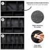Carrywell Makeup Bag Travel Case, Not-Made In China, Hard Train Case for Cosmetics, Portable Beauty Artists Organizer, Storage Box With Adjustable Dividers For Make Up and Brushes, Medium Crocodile view 3