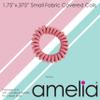 Amelia Beauty, 8-Pack, Mauve, Small Fabric-Wrapped Elastic Hair Coils, 1.75in Spiral Ties for Strong, Gentle Hold  No Dents or Creases! view 2