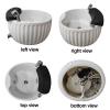 AMEERR Health Manicure Basin Heated Foot Spa Acrylic Massage Footbath Foot Spa Bath with Heat and Bubble Massageand Jets Best Foot Soak Basin Tub for Pedicure & Foot Massage (Size : Bath+Pedicure) view 4