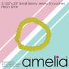Amelia Beauty, Neon Lime Skinny Jersey Scrunchies, 2.125in Diameter, Gentle on Hair, Strong Hold, No Snag, No Dents or Creases. 12 Pack view 2