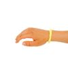 Amelia Beauty, Neon Lime Skinny Jersey Scrunchies, 2.125in Diameter, Gentle on Hair, Strong Hold, No Snag, No Dents or Creases. 12 Pack view 3