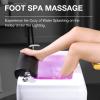 AMEERR Foot Bath Basin for Soaking Feet Extra Large Foot Soaking Tub Square Footbath Acrylic Foot Bath Adjustable Temperature Nail Salon Massage Equipment for Dry Cracked Feet (Size : Bath) view 2