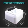 AMEERR Foot Bath Basin for Soaking Feet Extra Large Foot Soaking Tub Square Footbath Acrylic Foot Bath Adjustable Temperature Nail Salon Massage Equipment for Dry Cracked Feet (Size : Bath) view 4