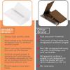 REXBETI 400PCS Single Edge Razor Blades, Industrial Scraper Razor Blades, One Edge Razor Blade, Replacement Box Cutter Blades, Suitable for Removing Labels, Decals, Stickers view 4