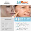 LitBear Large Acne Pimple Patches, 6 Sizes 100 Patches for Large Breakouts, Acne Patches for Face, Chin or Body, Acne Spot Patch with Tea Tree & Calendula Oil, Hydrocolloid Bandages for Acne Skin view 4