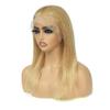 13x4 Lace Front Human Hair Wigs For Black Women (18inch,27#) Brazilian Remy Straight Honey Blonde Transparent Pre plucked Lace Frontal Wig With Baby Hair 180% Density Glueless Lace Wig view 2