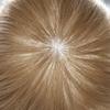 Toupee for Men Hair Replacement System Swiss Lace Mens toupee Front Bleached Knot Natural Hairline Men Hair Unit 100% Human Hair Gray Brown Black Blonde Men Hair Piece (7"X9", #2010 Light Ash Blonde+10% Gray-80% Light Density) view 4