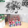 Sunglass Organizer Easy Snap-on Assembly, Acrylic Sticker Display Stand for Vendors, Nail Polish Holder Nail Desk Essential Oil Lipstick Storage,Clear Sunglasses Perfume Organizer (5 Layers) view 4