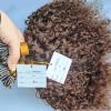 12inch Dark Brown I Tip Human Hair Loose Curly Pre Bonded Keratin Stick In Hair Extensions 70g 100strands Cold Fusion I Tip Hair Extensions Real Hair Beaded Extension Brazilian Remy Human Hair view 3