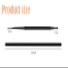 AKOAK 1 Pack Ultra Fine Eyebrow Pencil, Double End Waterproof Eyebrow Pencil, Retractable, Precise, Built-in Soft Brush, Unisex Makeup Eyebrow Pencil, Light Coffee Color view 2