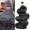 10inch I Tip Human Hair Loose Wave Pre Bonded Keratin Stick In Hair Extensions 70g 100strands Cold Fusion I Tip Hair Extensions Real Hair Beaded Extension Brazilian Remy Human Hair view 1