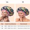 mikimini Large Shower Cap for Women Long Hair, Rainforest Bath Shower Caps with Pink Lace, Reusable Waterproof Shower Hat for Girls view 2