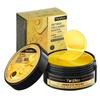 60 Pcs 24K Gold Under Eye Patches, 30 Pairs Undereye Mask for Puffy Eyes Dark Circles Treatment, Collagen Gel Pads Hydrating for Eye Bags Puffiness Wrinkle, Women Men Beauty Skin Care Products view 1
