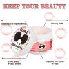 8.8oz Edge Control Wax for Women Strong Hold Non-greasy Edge Control Smoother Edge Wax Styling Gel Edge Control for Black Hair No Flaking, White Residue, Shine and Smooth (Sweet Peach) view 3