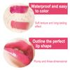 AKOAK Wooden Women's Lip Pencil, Waterproof Cosmetic Lipstick Pencil, Pack of 2 view 3