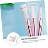 FOMIYES Electric Shaver Rechargeable Hair Remover Hair Removal Machine Curved Comb Fast Trimming Ipx6 Waterproof view 4