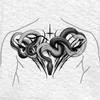Large Temporary Tattoos Women Temporary Neck Tattoos Temporary Realistic Flower Chest Tattoo for Adults (Temporary Tattoos Sticker 39) view 2