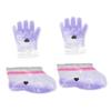 Beatifufu 2pairs Wax Therapy Hand Feet Covers Durable Comfortable Beauty Wax Care Film for Salon-like Treatment Lightweight Design Present for Friends Family view 1