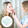 Beavorty 100pcs Disposable Makeup Hand Color Mixing Palette Easy Use Adhesive Cosmetic Tray for Professionals Beginners and Salons view 3