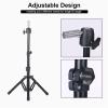Wig Stand Wig Stand Tripod with Cloth Storage Bag Base Adjustable Mannequin Metal Cosmetology Hairdressing Training Mannequin Wig Holder Wig Display view 2