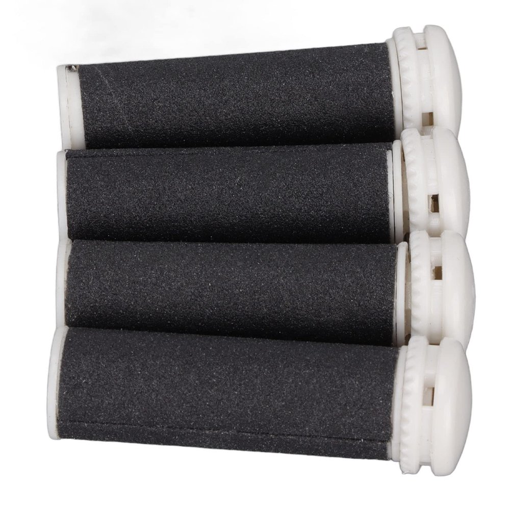 4pcs Replacement Roller Electric Foot File Grinding Tool Replacement Head for Feet Pedicure Tool Callus Remover HeadFoot File Replacement Roller