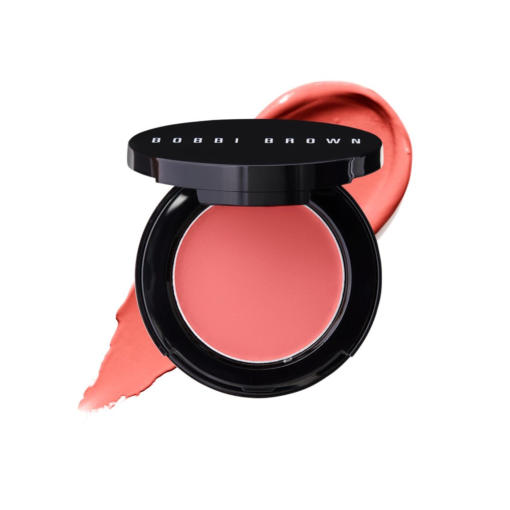 Bobbi Brown Pot Rouge for Lips & Cheeks | Cream Blush for a Flushed, Natural-Looking Blush, 0.13 Ounce, Calypso Coral