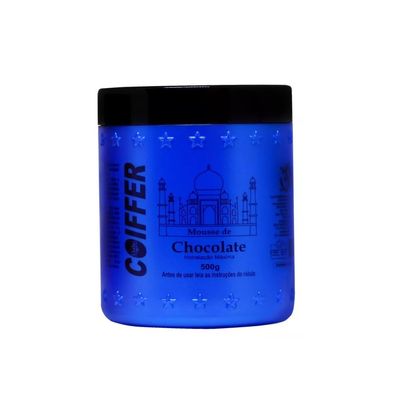 Coiffer Chocolate Mousse Hair Mask Brazilian 16.9 oz - Moisturizing Hair Mask with Cacao Seed Butter and Deep Conditioner for Dry or Damaged Hair.