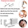 Nose Piercing Kit, SLVIEKAE Self Nose Piercing Gun Nose Piercing Kit Tool Disposable Piercing Kit (White) view 2