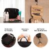 Carrywell Toiletry Bag Travel Bag with Hanging Hook, Makeup Organizer Case, Water-Resistant Cosmetic Bag For Full-size Containers, Toiletries, Black Large (Not Made In China) view 2