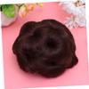 Beavorty 2pcs Flower Hair Claws for Comfortable Chignon Hair Extensions Secure Bun Fixator in Deep Brown for Stylish Ponytails and Wavy Looks view 2