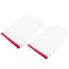 Beaupretty 1pair Paraffin Wax Gloves for Hand Treatment Thermal Mitts for Manicure Spa Moisturizing Hand Care Reusable and Washable for Healthy view 1