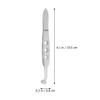 FRCOLOR Meibomian Gland Expressor Tool Stainless Steel Eyelid Massage Tweezers for Dry Eyes Round Tip Eyelid Gland Tweezers view 2