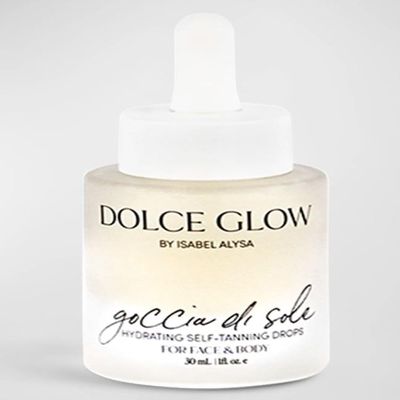 DOLCE GLOW Goccia De Sole Hydrating Tanning Drops Face And Body, 1 oz.