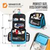 VENTURE 4TH Hanging Travel Toiletry Bag for Women & Men  Large Toiletry Organizer with 18 Compartments, Removable TSA Pouch, Travel Wash Bag for Toiletries, Makeup & Shaving Kit (Light Blue) view 2