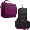 VENTURE 4TH Hanging Travel Toiletry Bag for Women & Men  Large Toiletry Organizer with 18 Compartments, Removable TSA Pouch, Travel Wash Bag for Toiletries, Makeup & Shaving Kit (Purple) view 1