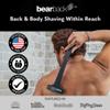 Bearback Back Shaver for Men  DIY Razor with Pivoting Triple Blades & Folding Handle  Wet or Dry Back & Body Hair Removal view 2