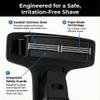 Bearback Back Shaver for Men  DIY Razor with Pivoting Triple Blades & Folding Handle  Wet or Dry Back & Body Hair Removal view 3