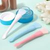 Face Mask Applicator,3 Pack Soft Silicone Face Mask Brushes Double Head Facial Mud Mask Applicator Cream Spoon Beauty Tools for Apply Cream,Lotion view 2