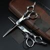 Hair Cutting Scissors, 6 inch Professional japan 440c Dragon Handle hair scissors set Cutting shears thinning sissors barber hairdressing scissors view 2