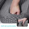 Bath Pillow for Tub Support Neck and Back, Bathtub Pillow Bath Accessories for Bathtub Women, Hot Tub Accessories for Adults Gray view 3