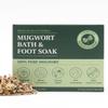 Monage Korean Organic Mugwort Bath and Foot Soak (10 Pack) Natural Home Spa Therapy with Traditional Korean Healing Properties and Relaxation Benefits, Skin Soothing, Muscle Relief, Korean Skin Care view 1