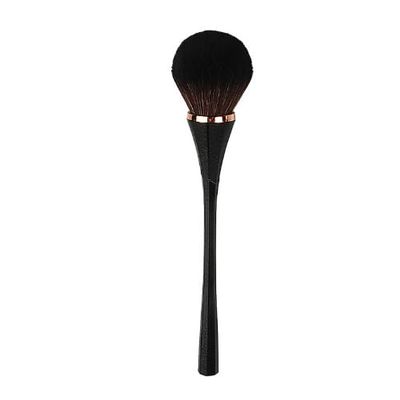 AKOAK 1 Pack Large Powder Mineral Brush, Kabuki Makeup Brush, Soft Nail Brush and Blush Brush, Daily Makeup Professional Loose Brush (Black, Round Head)